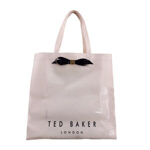 Ted Baker Cream Tote with Black Bow